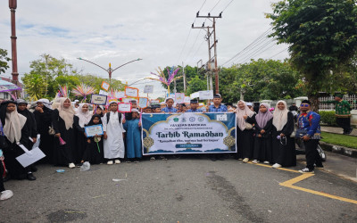 KOLABORASI ANTAR LEMBAGA: Yayasan Barokah Raih Juara II Tarhib Ramadhan 1447 H, Bukti Sinergi MI, MTs dan TPA Semangat sambut ramadhan
